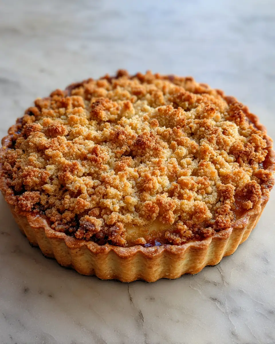 Final dish - Irresistible Apple Crumble Tart Recipe You Have to Try