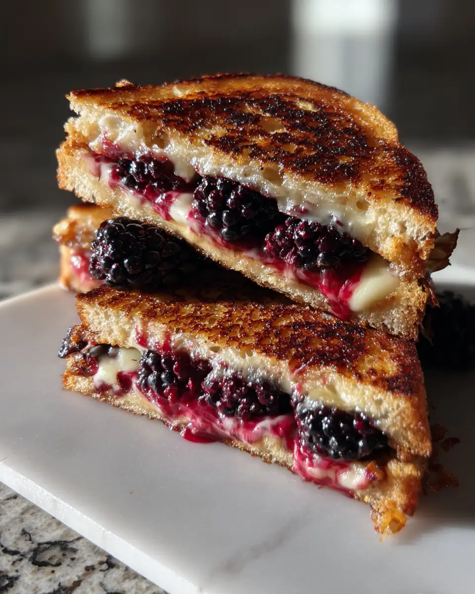 Final dish - Balsamic Blackberry Bliss Grilled Cheese That Will Elevate Your Lunch Game