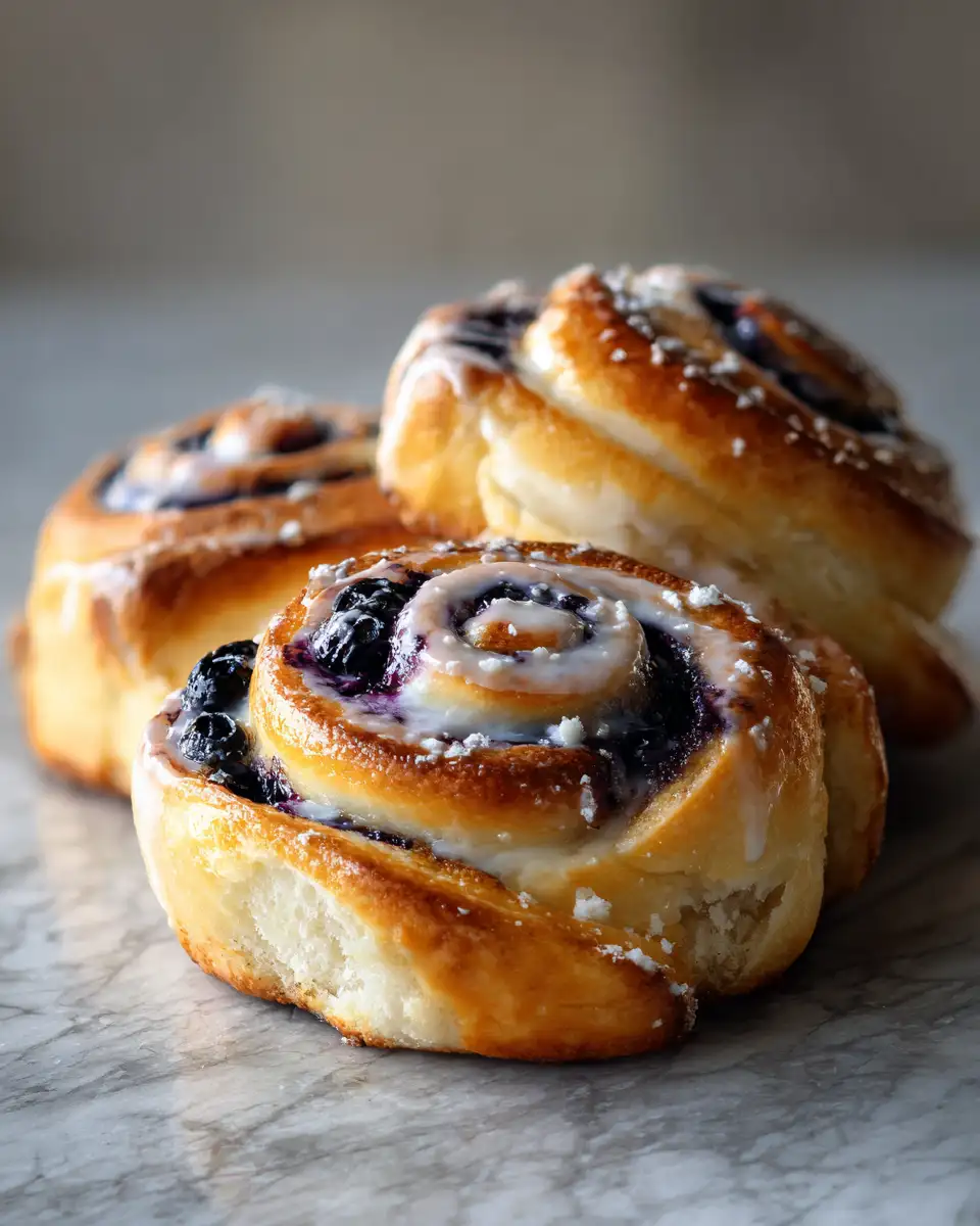 Irresistible Blueberry Cheesecake Swirl Rolls Recipe You Have to Try - Featured Image