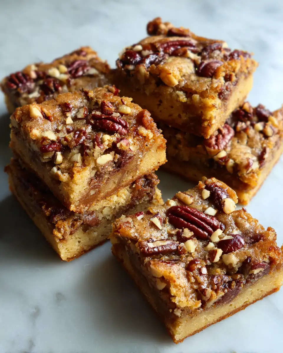 Final dish - Irresistible Brown Butter Pecan Blondies You Need to Try Today