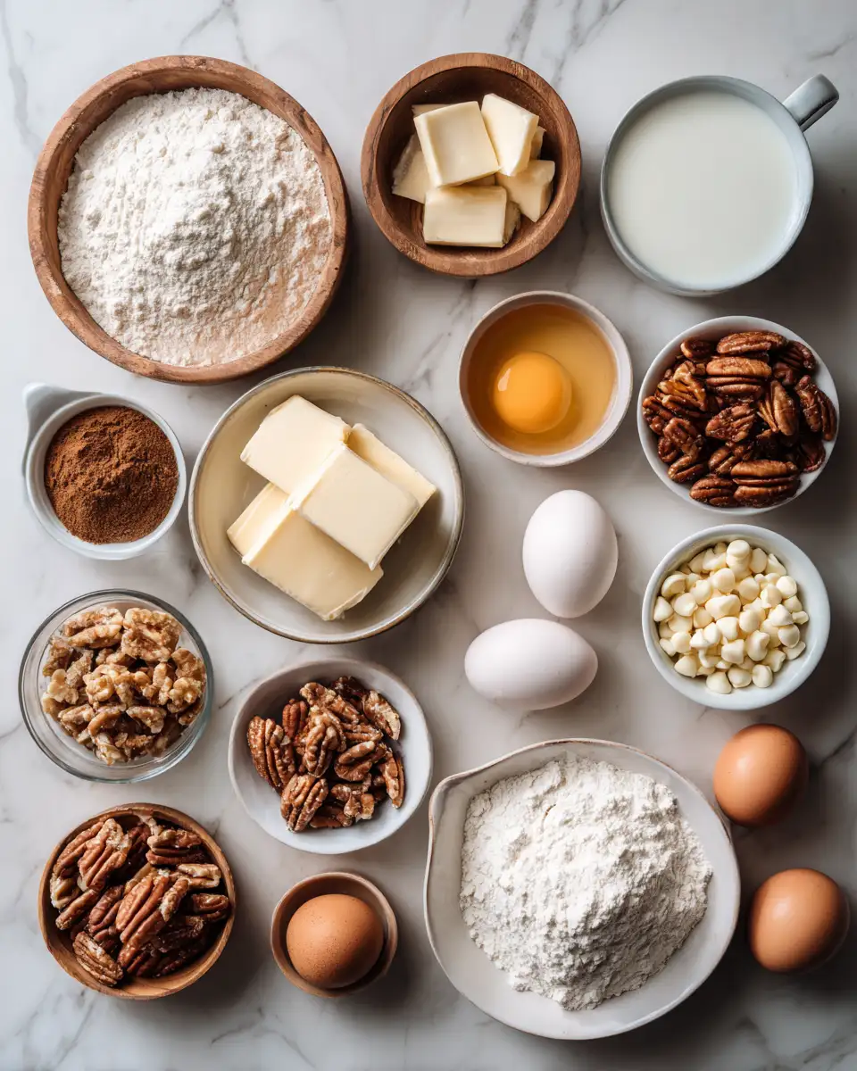 Ingredients for Irresistible Brown Butter Pecan Blondies You Need to Try Today