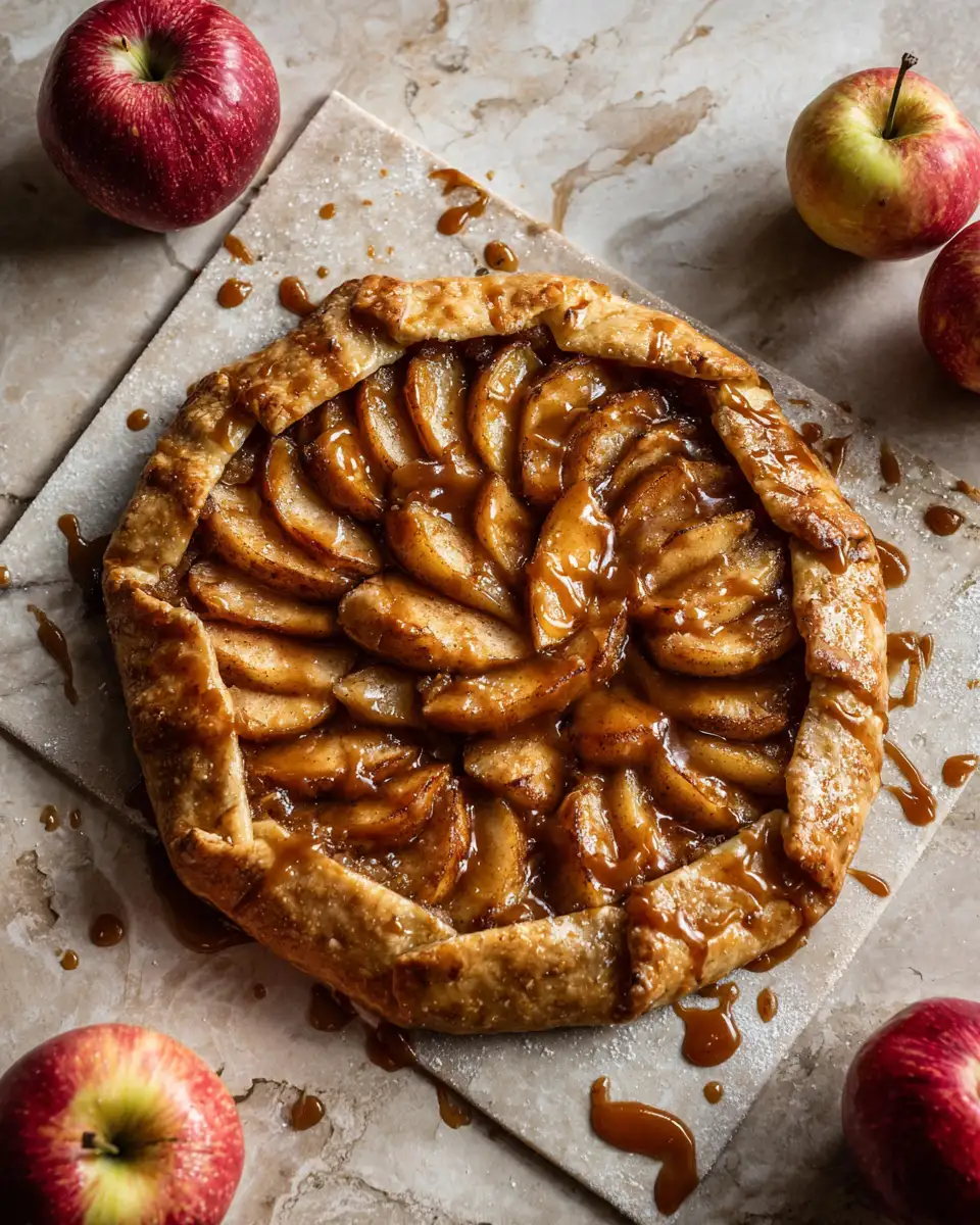 Final dish - Irresistible Caramel Apple Galette Recipe You Have to Try