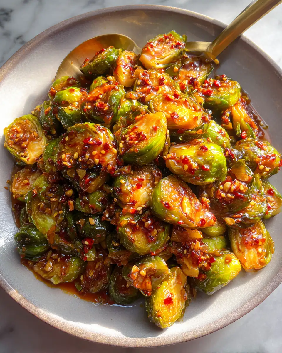 Spice Up Your Veggies with Chili Honey Brussels Sprouts - Featured Image