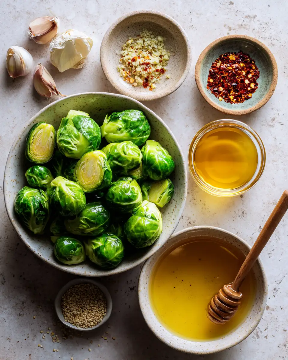 Spice Up Your Veggies with Chili Honey Brussels Sprouts 5 Ingredients for Spice Up Your Veggies with Chili Honey Brussels Sprouts