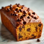 Final dish - Irresistible Chocolate Chip Pumpkin Bread Recipe You Have to Try