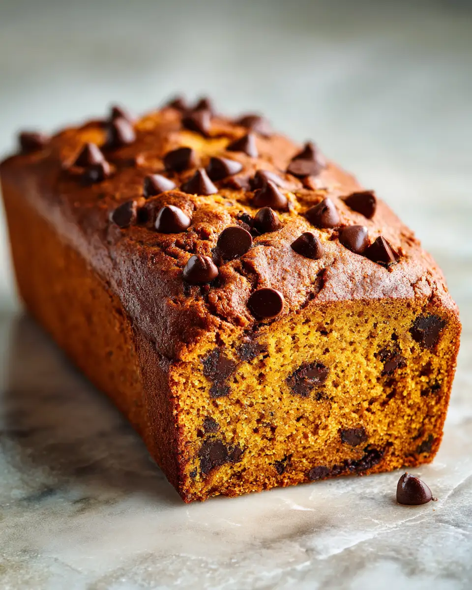 Final dish - Irresistible Chocolate Chip Pumpkin Bread Recipe You Have to Try