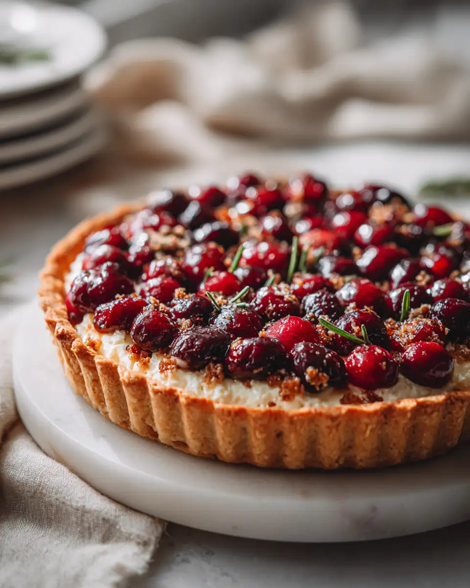 Irresistible Cranberry Brie Tart Recipe That Will Wow Your Taste Buds - Featured Image