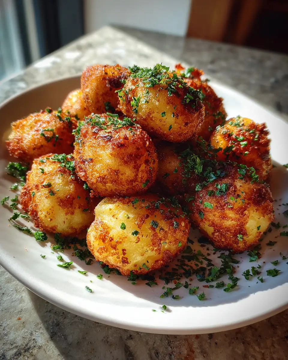 Final dish - Irresistible Crispy Fried Potato Balls You Need to Try Today