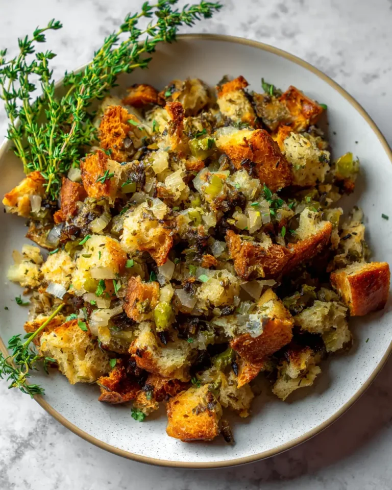 Irresistible Garlic Herb Stuffing Recipe That Steals the Show - Featured Image