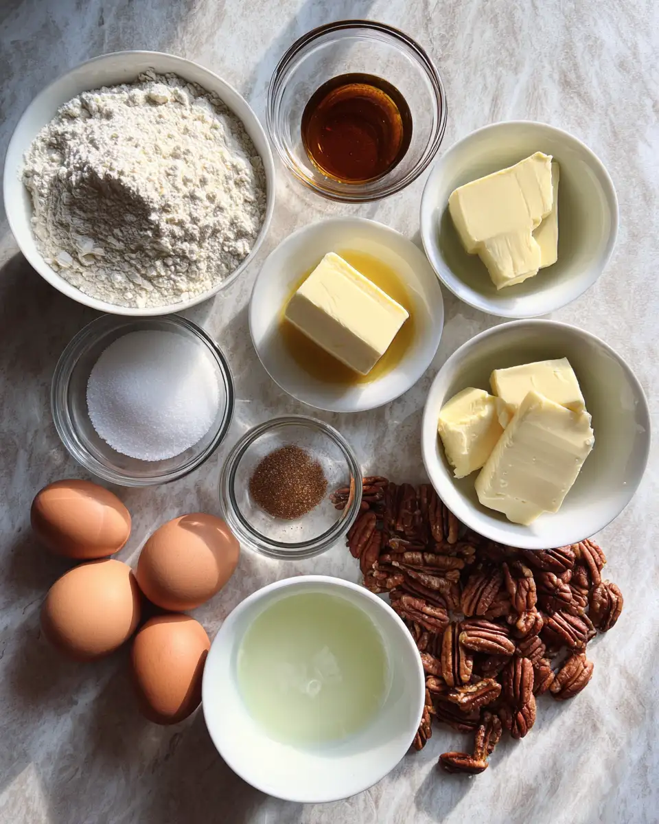 Ingredients for Irresistibly Gooey Pecan Pie Bars You Need to Try Today