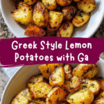 Irresistible Greek Style Lemon Potatoes with Garlic That Melt in Your Mouth
