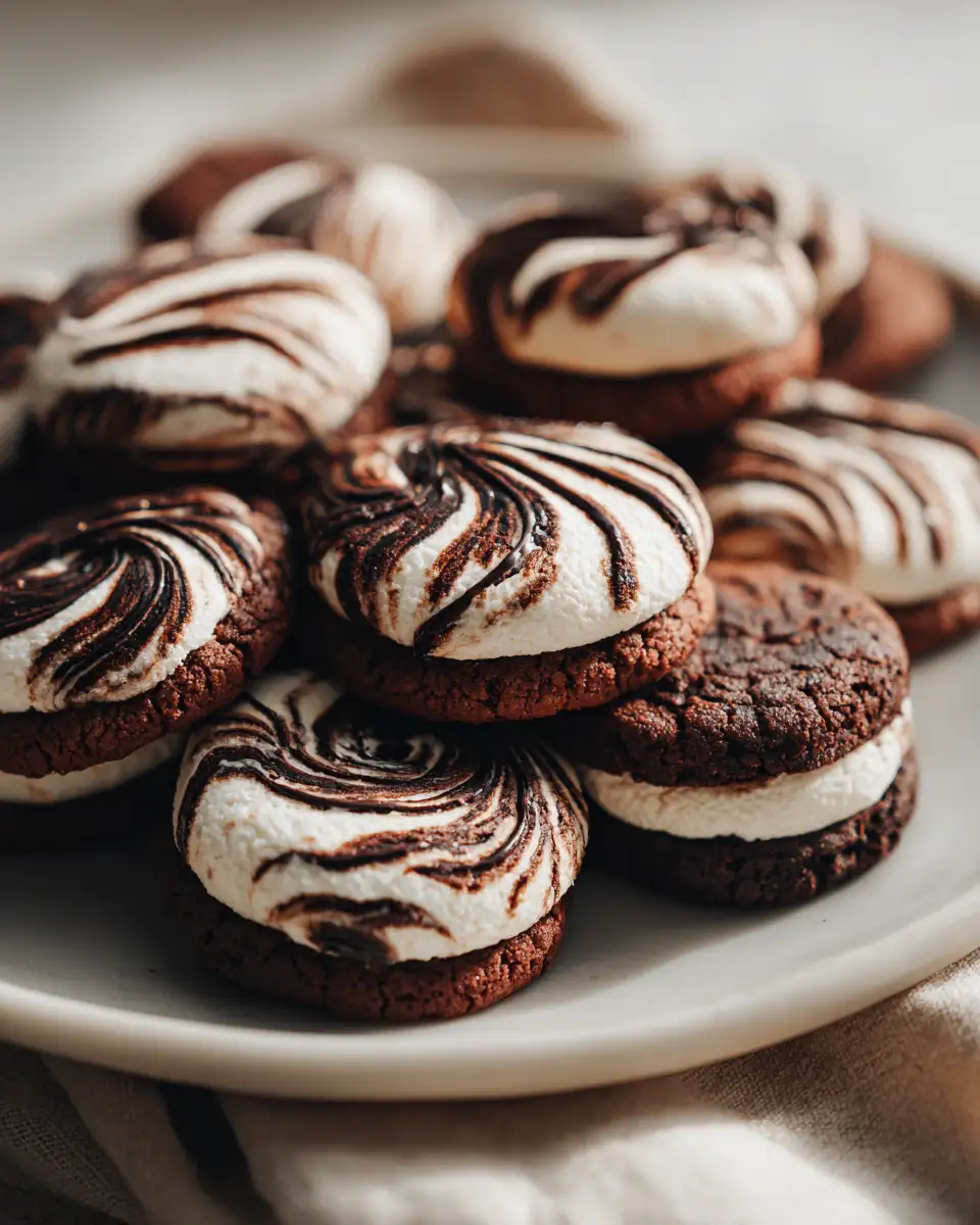 Irresistible Handmade Chocolate Marshmallow Swirl Cookies You Have to Try - Featured Image