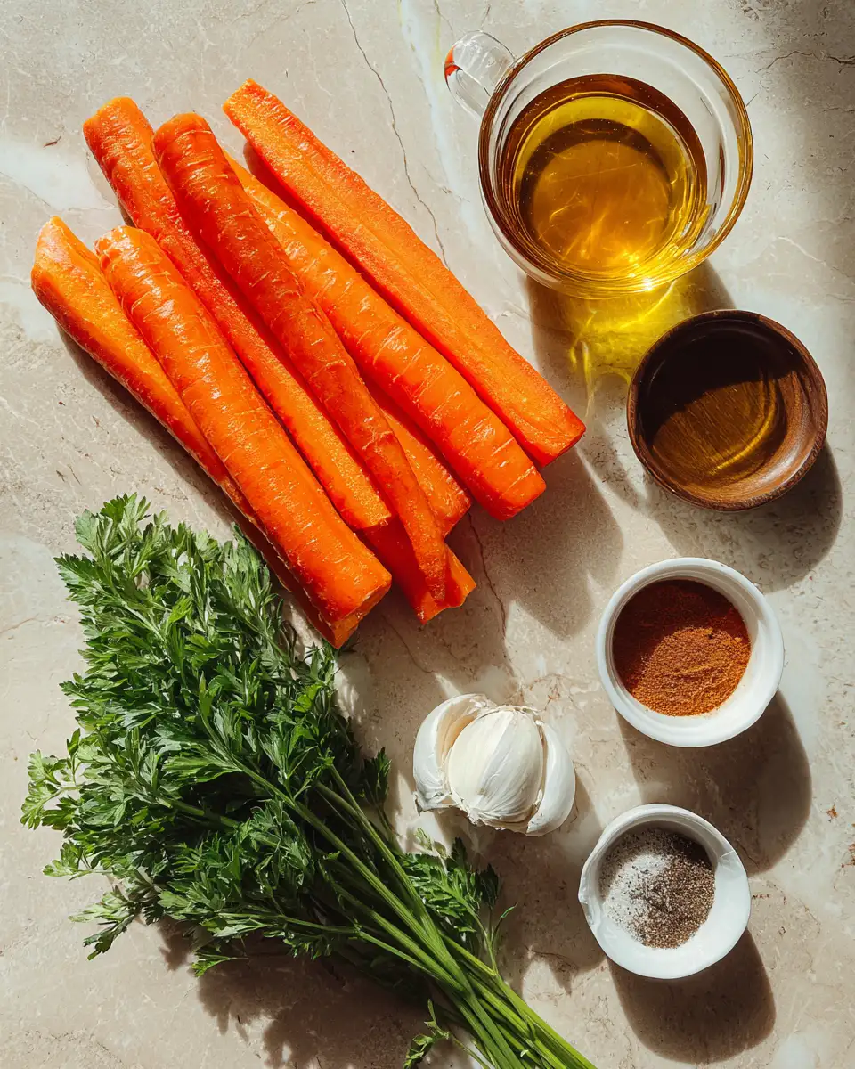 Ingredients for Sweet and Savory Delight Honey Roasted Carrots You Have to Try