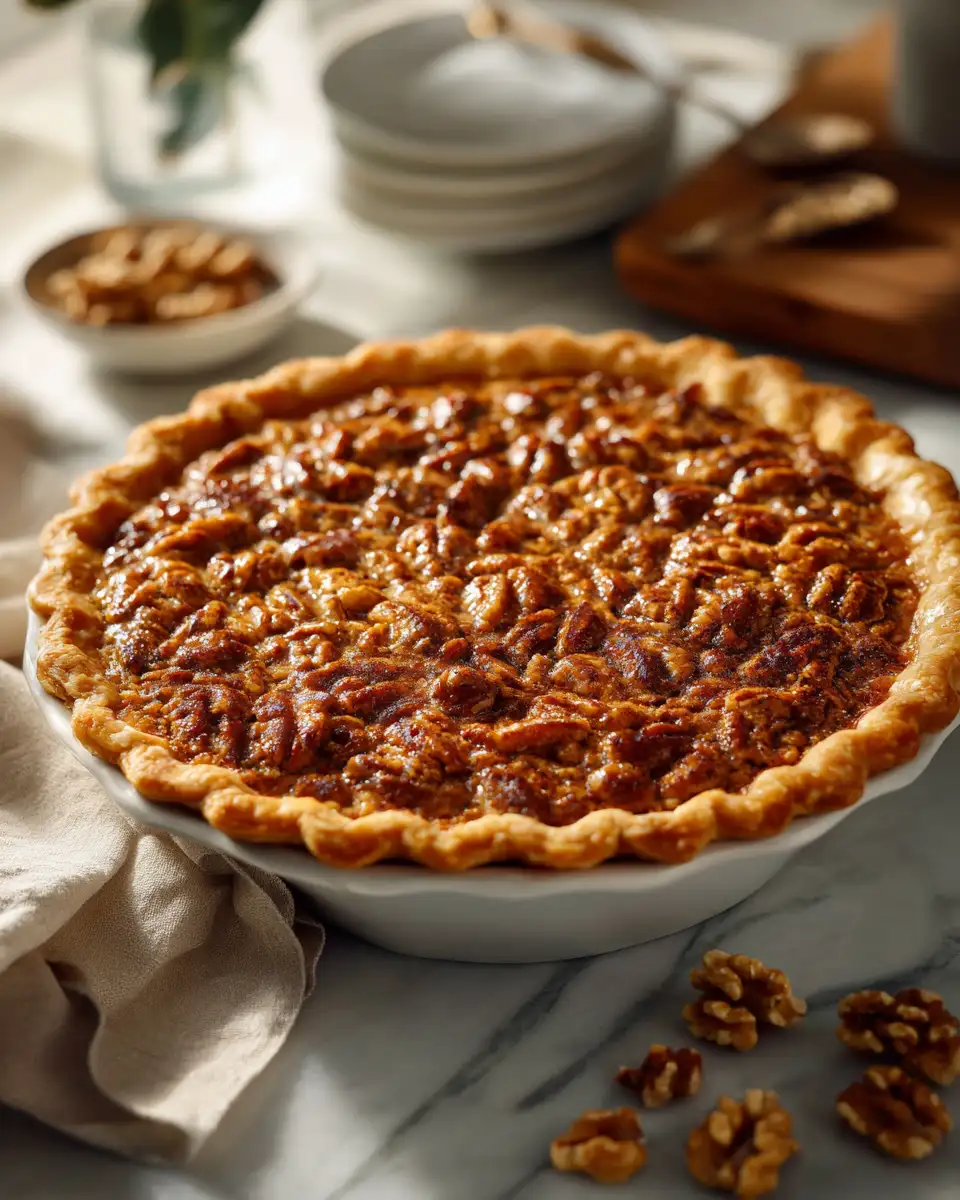 Irresistible Maple Walnut Pie Recipe That Will Sweeten Your Day - Featured Image