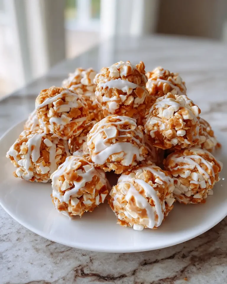 Irresistible Marshmallow Caramel Crunch Balls You Have to Try - Featured Image