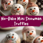 Delightful No-Bake Mini Snowman Truffles That Melt Hearts