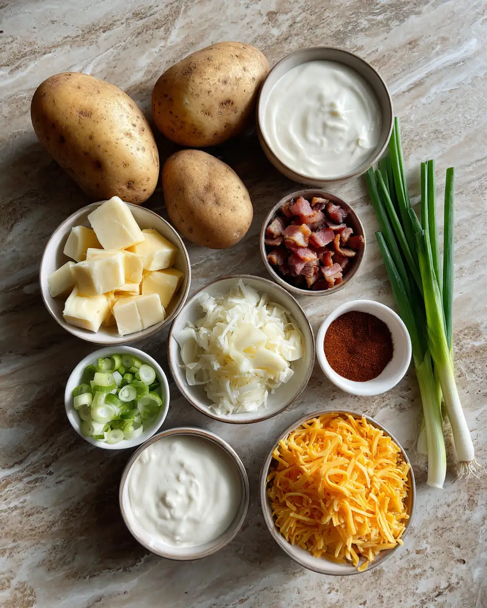 Ingredients for Creamy Comfort in a Bowl Outback Steakhouse Potato Soup Recipe Revealed