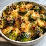 Cheesy Parmesan Brussels Sprouts Bake That Will Steal the Show - Featured Image