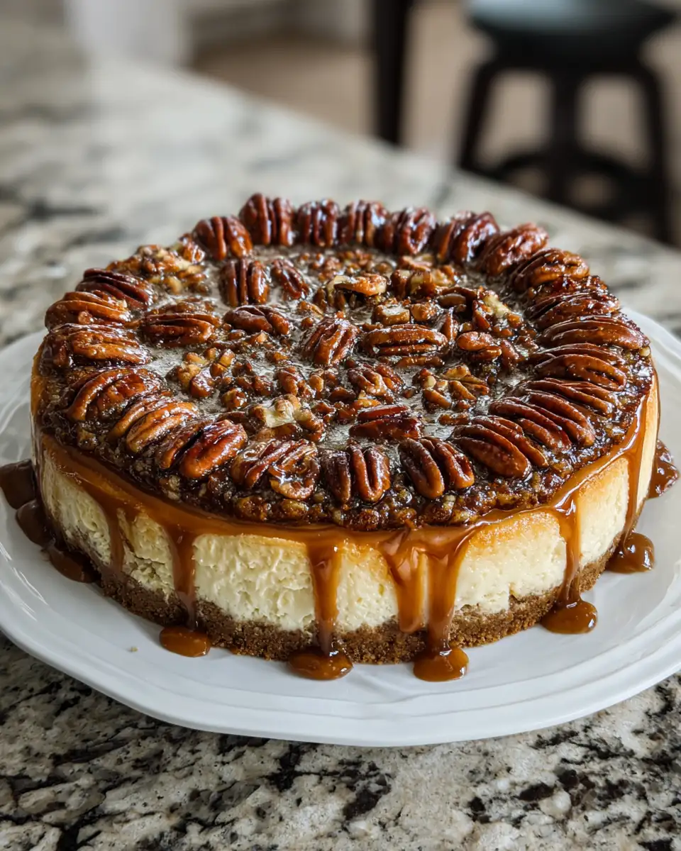 Final dish - Decadent Pecan Pie Cheesecake Recipe That Will Steal the Show