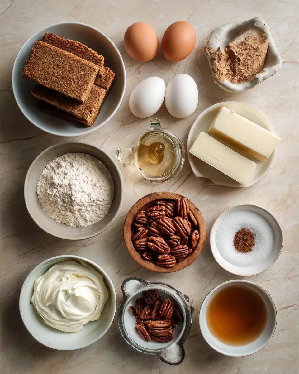 Ingredients for Decadent Pecan Pie Cheesecake Recipe That Will Steal the Show