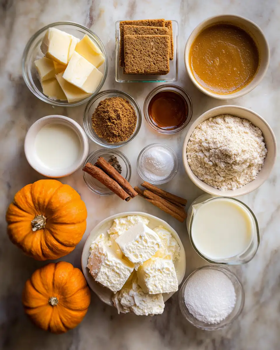 Ingredients for Irresistible Pumpkin Cream Pie The Ultimate Fall Dessert Delight