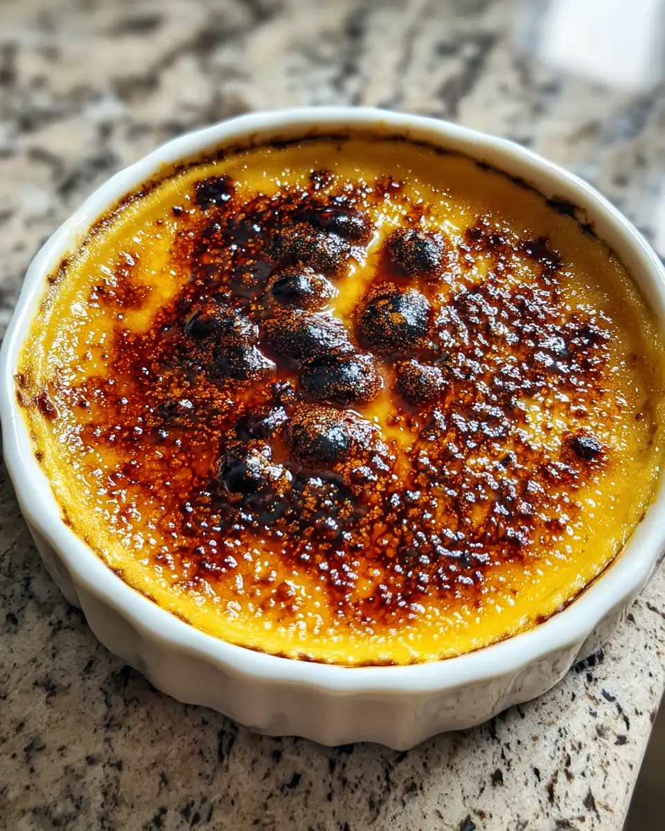 Final dish - Decadent Pumpkin Crème Brûlée Recipe to Warm Your Fall Nights