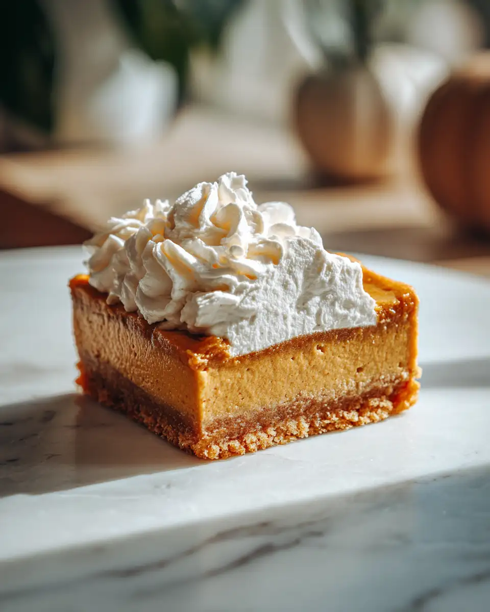 Irresistibly Creamy Pumpkin Pie Bars You Need to Try This Fall - Featured Image