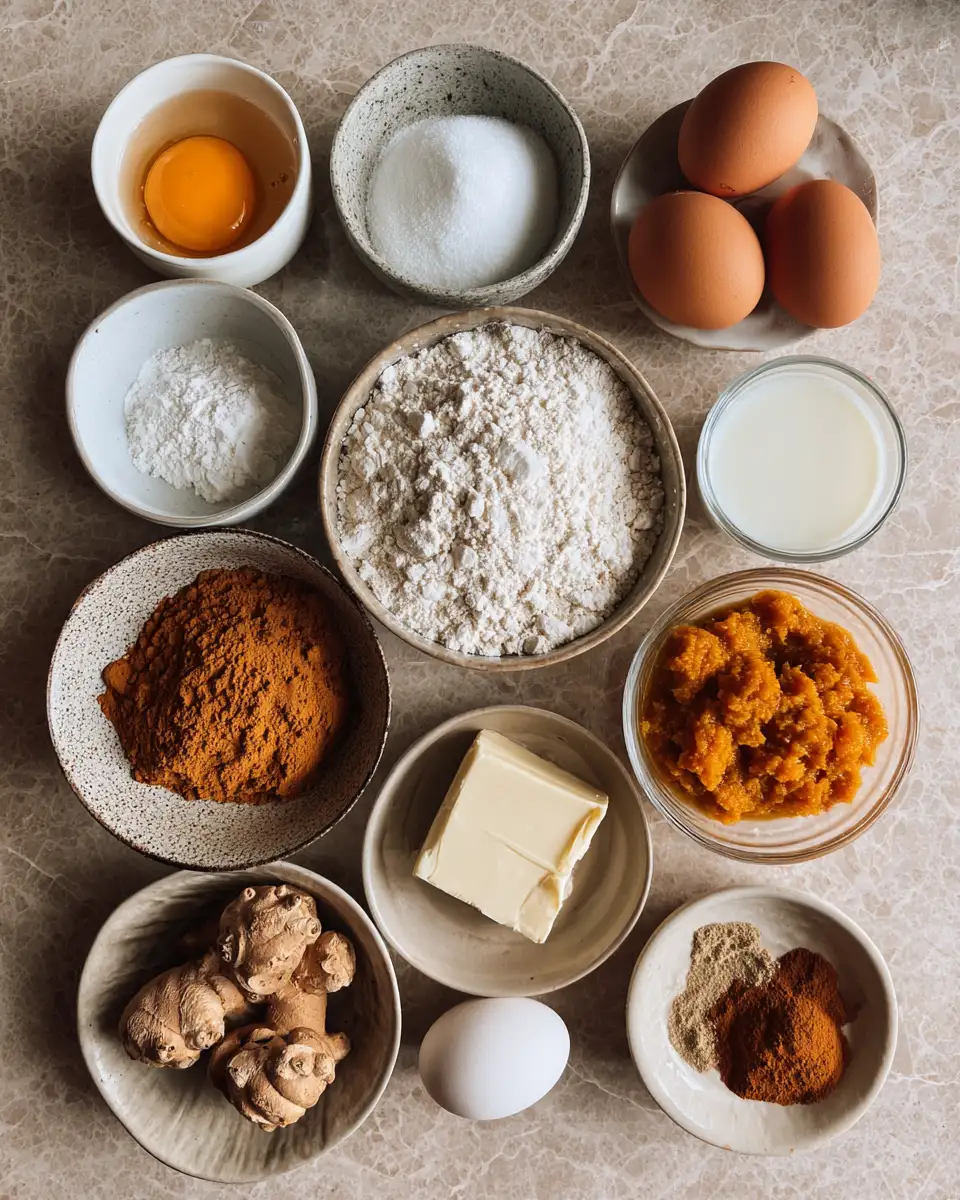 Ingredients for Irresistibly Creamy Pumpkin Pie Bars You Need to Try This Fall