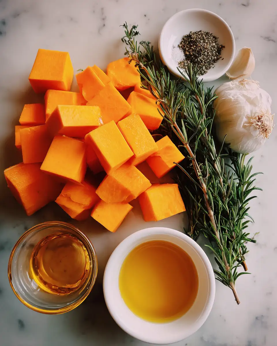 Ingredients for How Rosemary Roasted Squash Will Transform Your Fall Dinner Menu