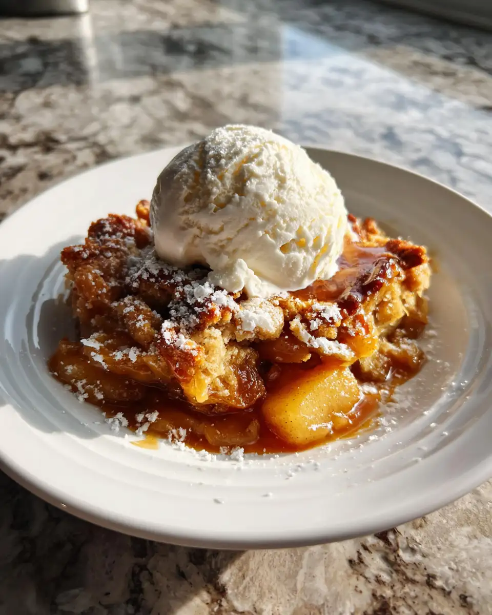 Irresistible Salted Caramel Apple Cobbler Recipe You Need to Try 7 Final dish - Irresistible Salted Caramel Apple Cobbler Recipe You Need to Try