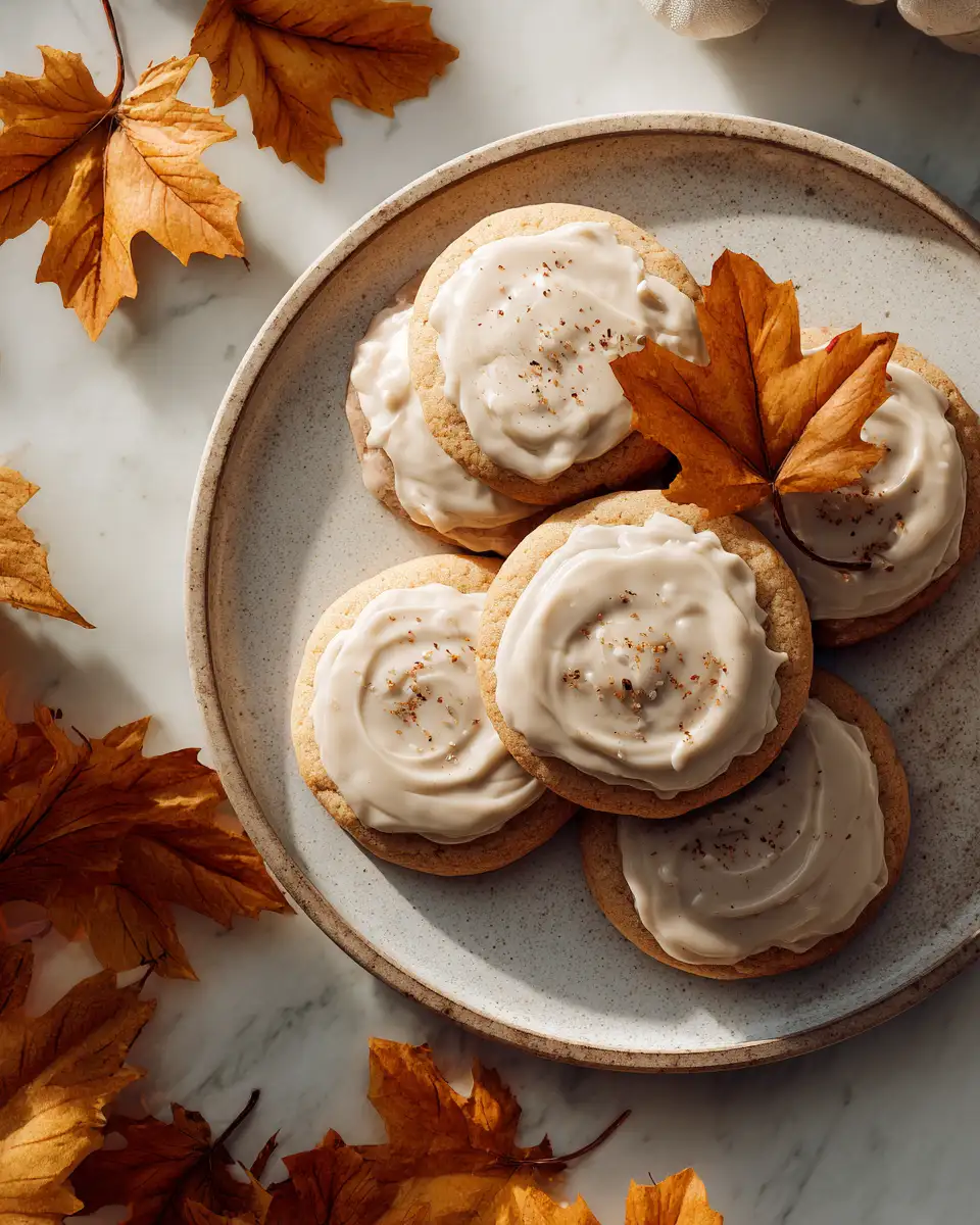 Final dish - Irresistibly Soft Maple Cookies with Decadent Brown Butter Icing