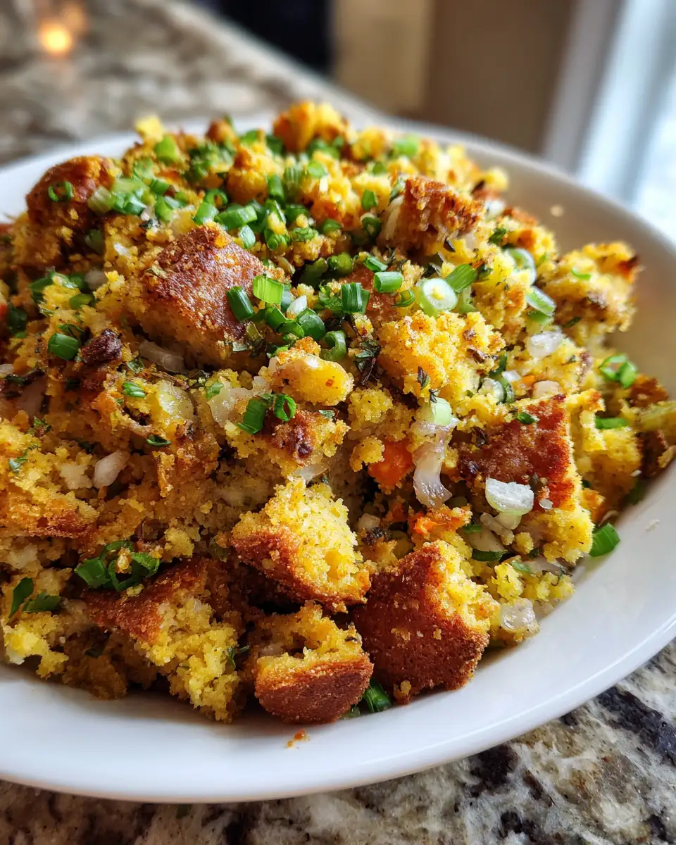 Final dish - Irresistible Southern Cornbread Dressing Recipe That Will Steal the Show