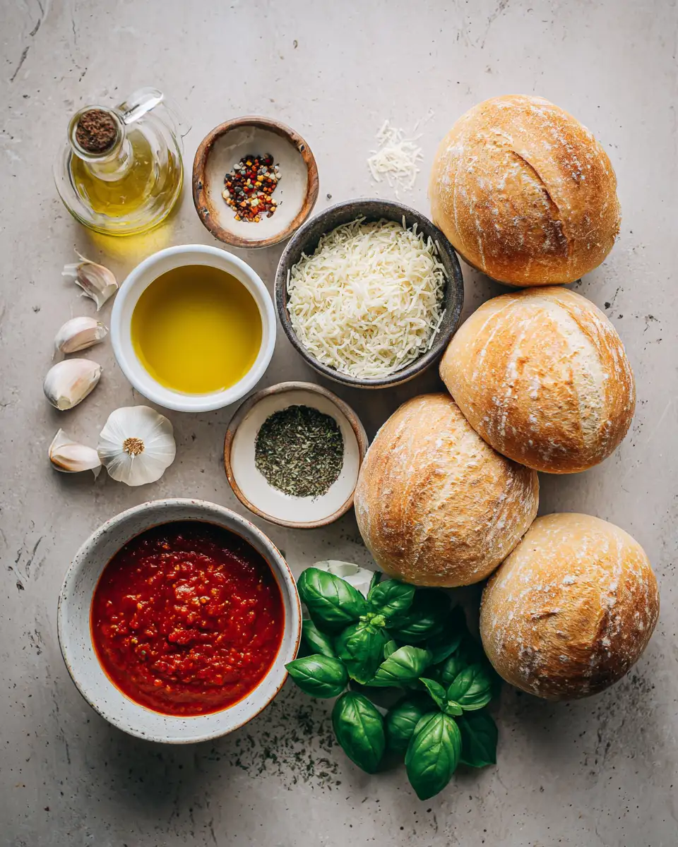 Ingredients for Irresistible Spaghetti Garlic Bread Bowls Recipe You Need to Try