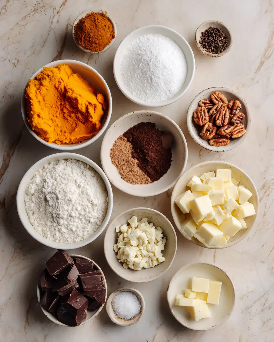 Ingredients for Irresistible Spiced Pumpkin Truffles That Melt in Your Mouth