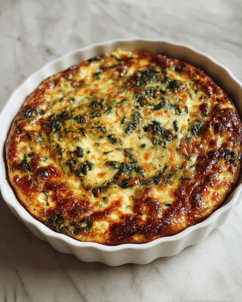 Final dish - Irresistible Spinach Parmesan Bake Your Family Will Love