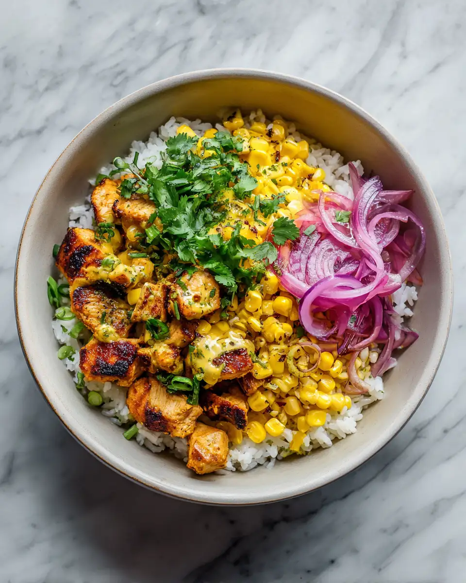 Ultimate Street Corn Chicken Rice Bowl Recipe for a Flavor-Packed Meal - Featured Image