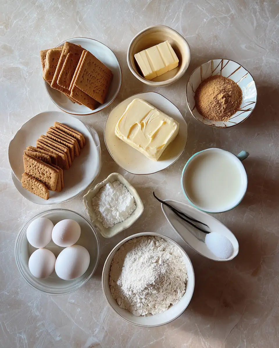Ingredients for Indulge in Decadence with Vanilla Bean Brown Butter Cheesecake