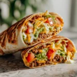 Ultimate Cheeseburger Crunch Wrap Recipe That Will Blow Your Mind - Featured Image
