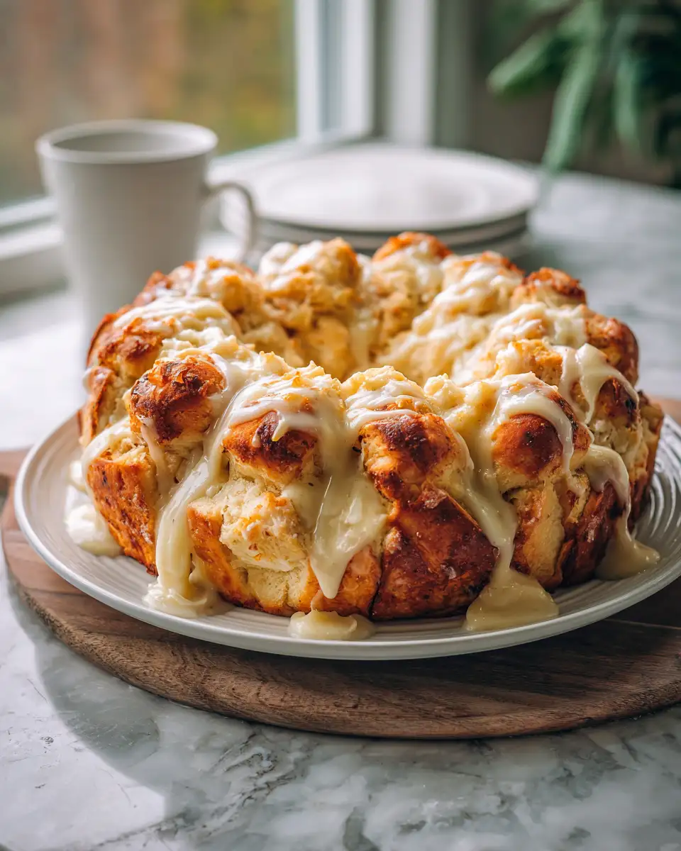 Irresistible Chicken Alfredo Monkey Bread Recipe You Have to Try - Featured Image