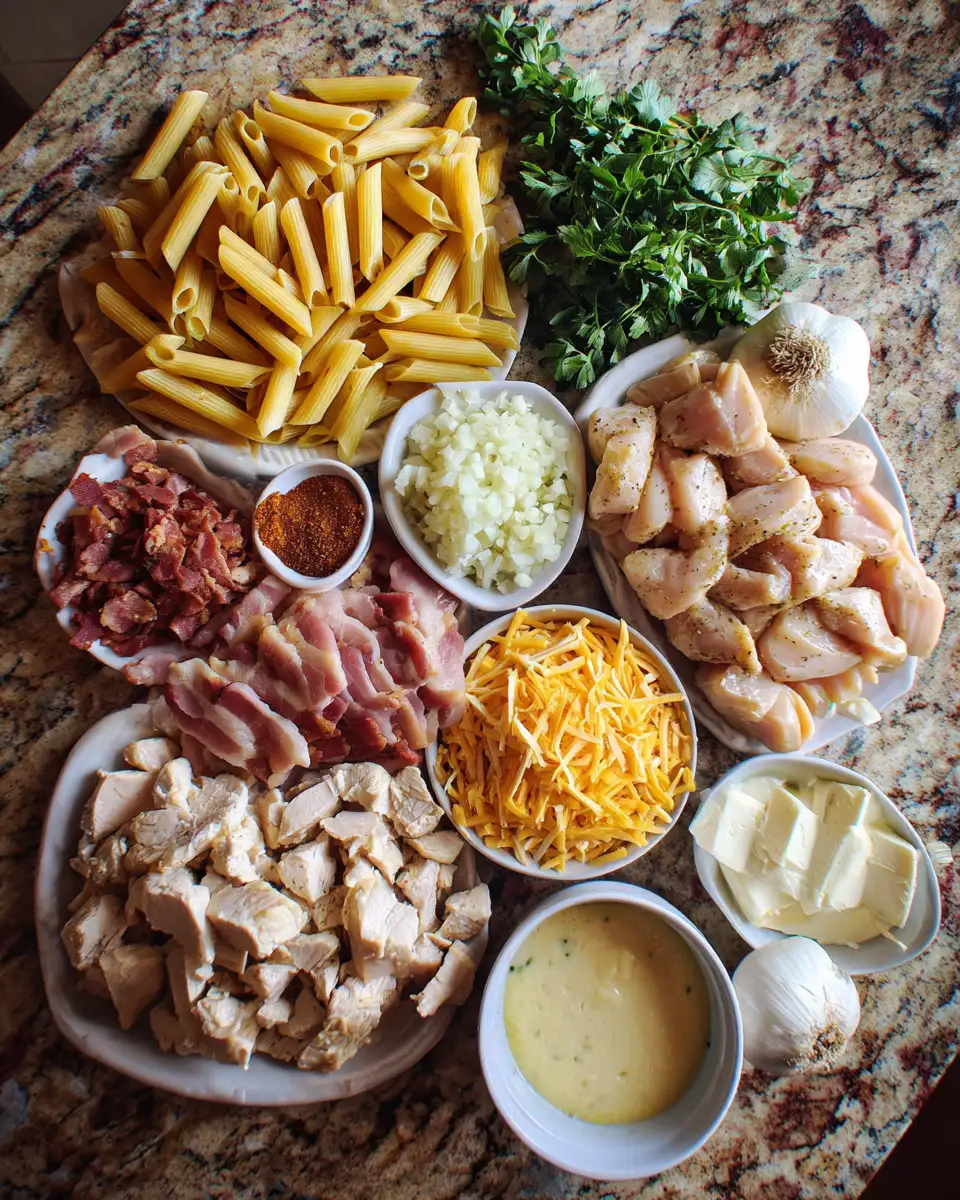 Ingredients for Irresistible Crack Chicken Penne Recipe You Have to Try