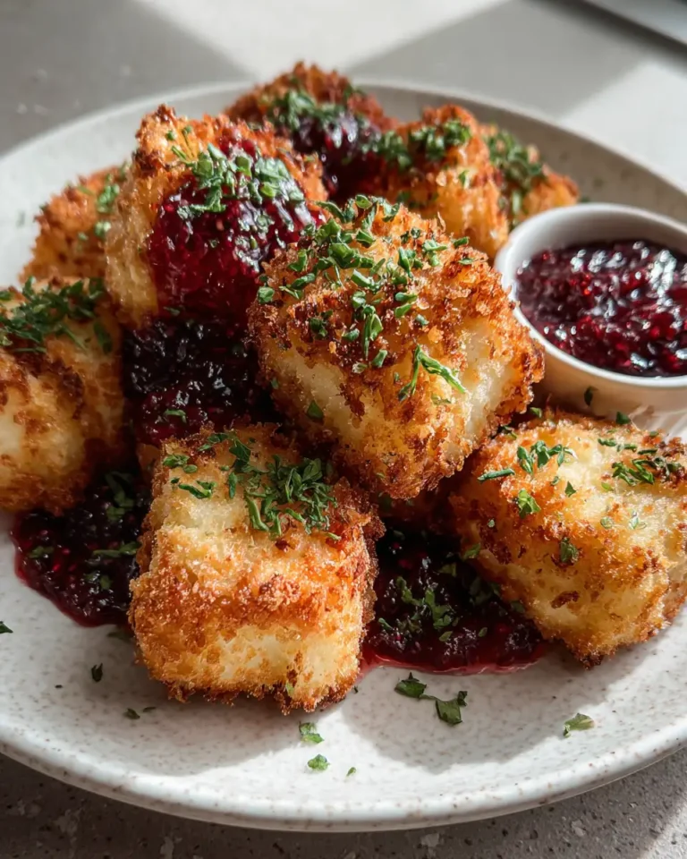 Crispy Croquettes with Berry Jam and Green Herbs A Flavorful Twist You Have to Try - Featured Image