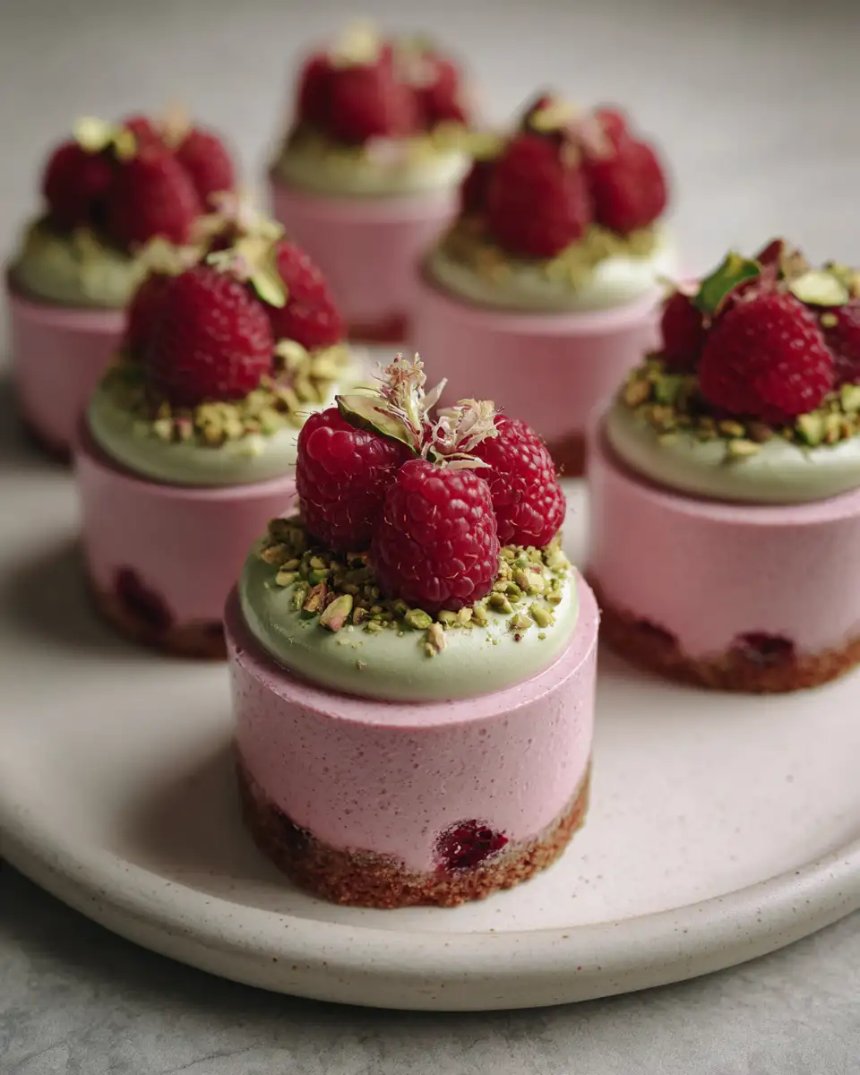 Decadent Raspberry and Pistachio Mousse Cakes That Will Melt Your Heart - Featured Image