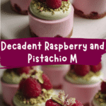 Decadent Raspberry and Pistachio Mousse Cakes That Will Melt Your Heart