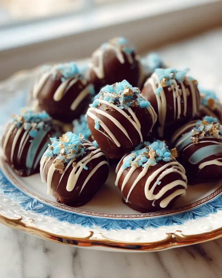 Easy 4-Ingredient Blue Christmas Truffles That Impress Every Time - Featured Image