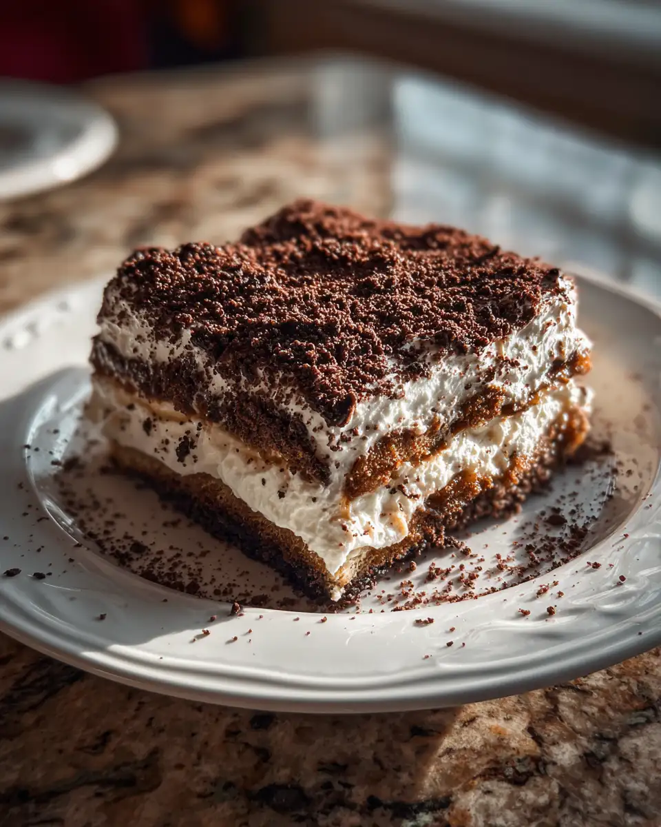 Final dish - Easy No-Bake Christmas Dessert Lasagna with Oreo Crust That Will Wow Your Guests