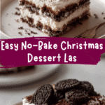 Easy No-Bake Christmas Dessert Lasagna with Oreo Crust That Will Wow Your Guests