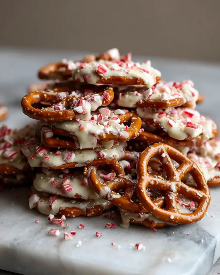 Easy White Chocolate Peppermint Pretzel Crisps You’ll Crave All Season - Featured Image