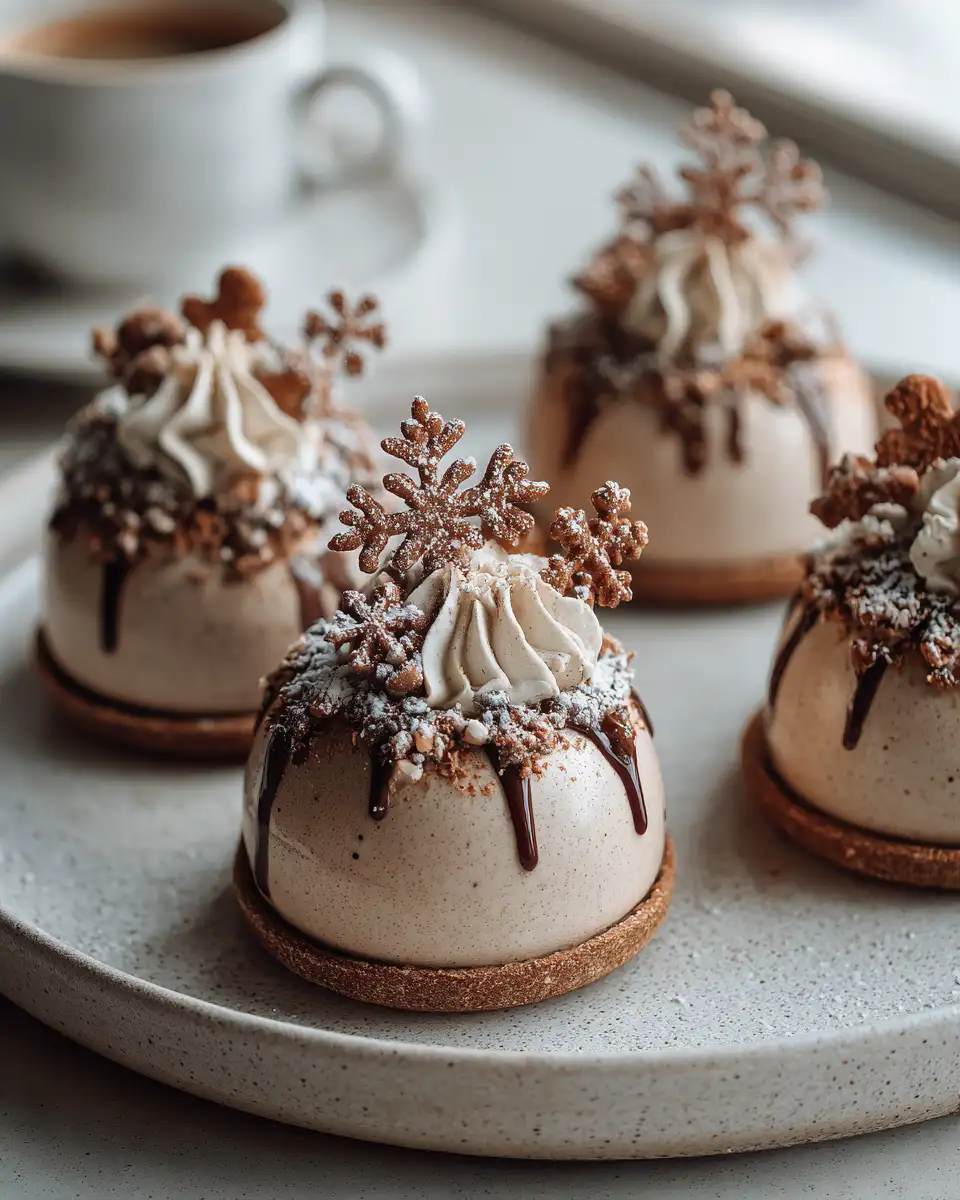 Irresistible Gingerbread Latte Mousse Domes That Will Sweeten Your Season - Featured Image