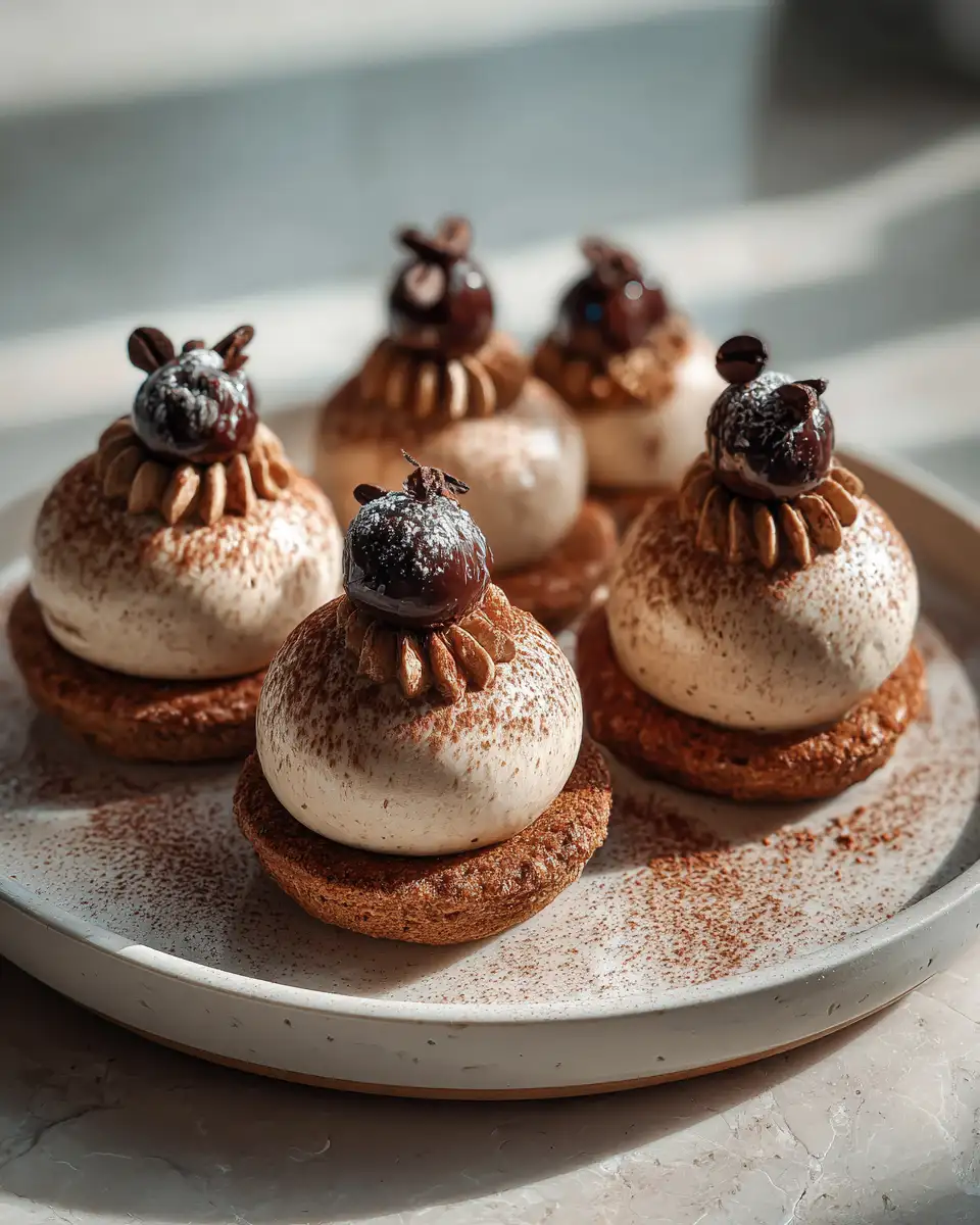 Final dish - Irresistible Gingerbread Latte Mousse Domes That Will Sweeten Your Season