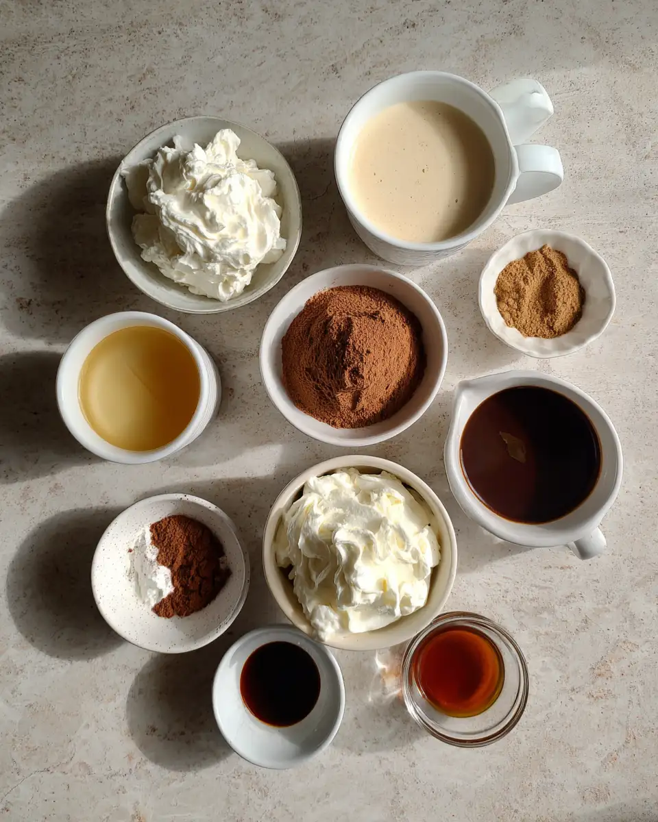 Ingredients for Irresistible Gingerbread Latte Mousse Domes That Will Sweeten Your Season